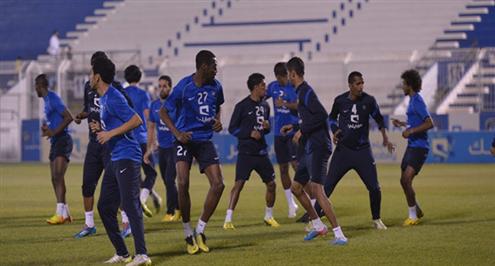 الهلال يعاود تدريباته بعد الراحة ..والثلاثي يواصل التأهيل